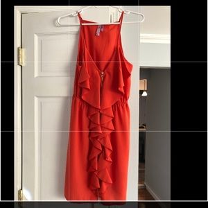 Fun, orange dress. Only worn twice